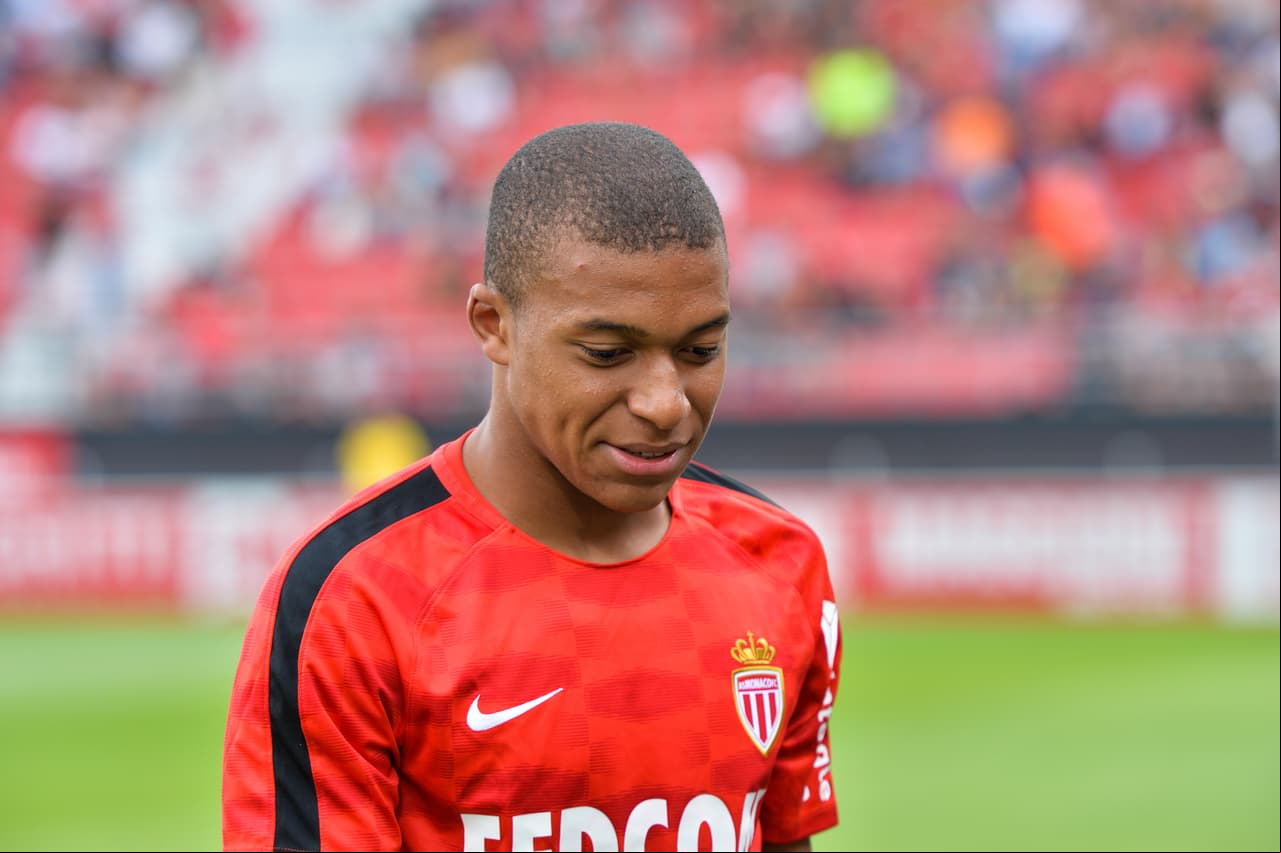 Kylian Mbappe of Monaco during the Ligue 1 match between Dijon FCO and AS Monaco at Stade Gaston Gerard on August 13, 2017 in Dijon, . (Photo by Icon Sport/Icon Sport)