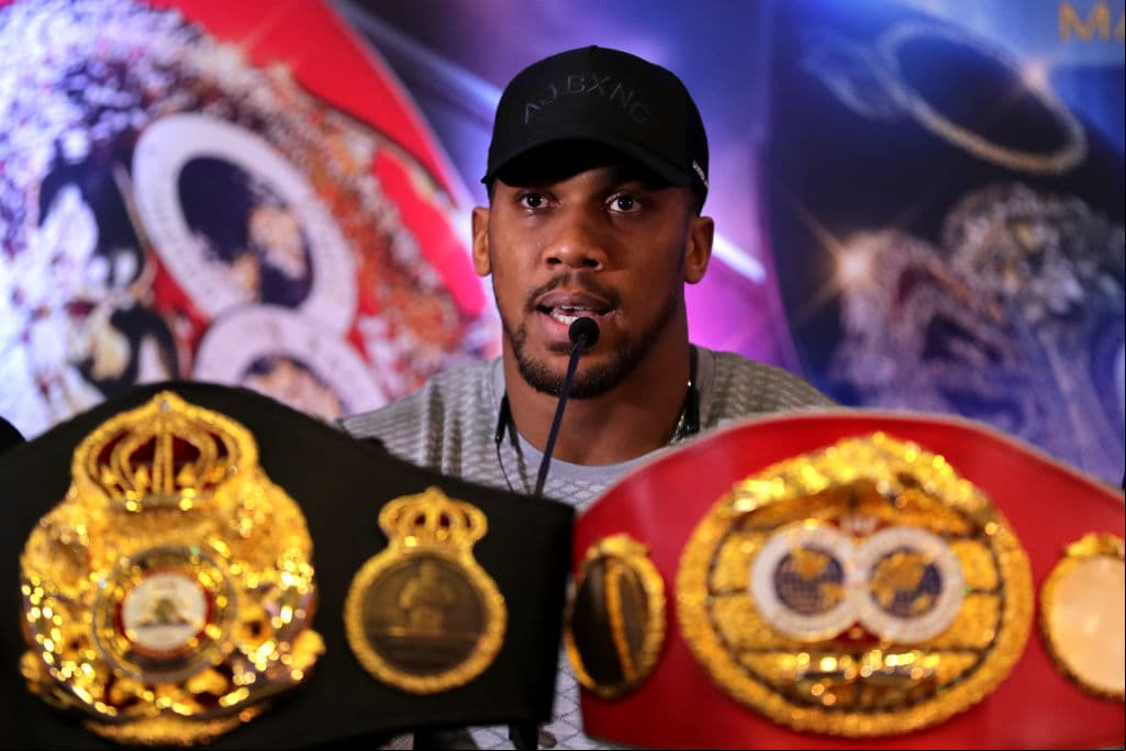El británico Joshua amenazó este lunes a su rival estadounidense Jarrell Miller con temerarias palabras.