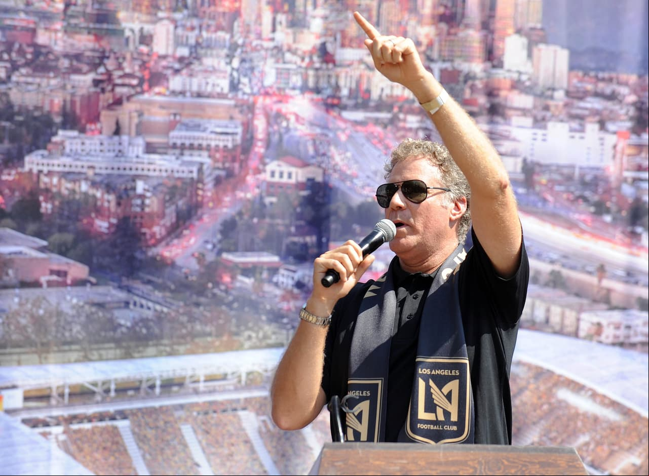 Will Ferrell toma la palabra para darle cerrar la ceremonia, haciendo la promesa de que LAFC estará invicto en su primer año en la MLS.