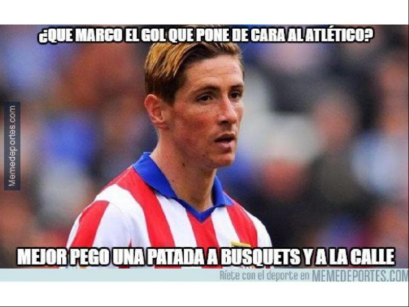 Los fanáticos hicieron bromas tras la polémica victoria del Barça sobre el Atlético luego de que Fernando Torres anotara el gol rojiblanco para luego ser expulsado y dejara a su equipo con un hombre menos para que Luis Suárez se vistiera de héroe marcando dos goles en el Camp Nou.
