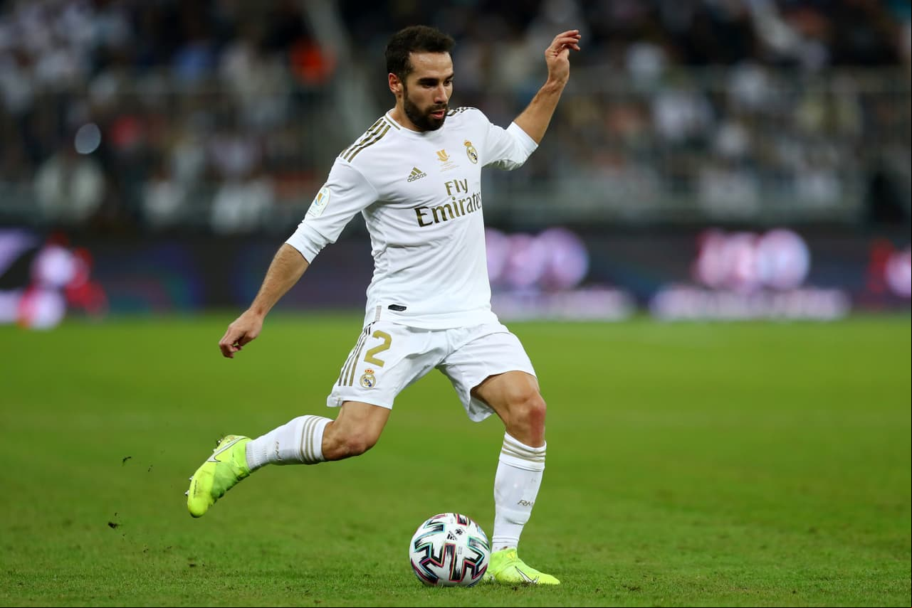 Dani Carvajal, baja del Real Madrid por lesión en el estreno en Champions