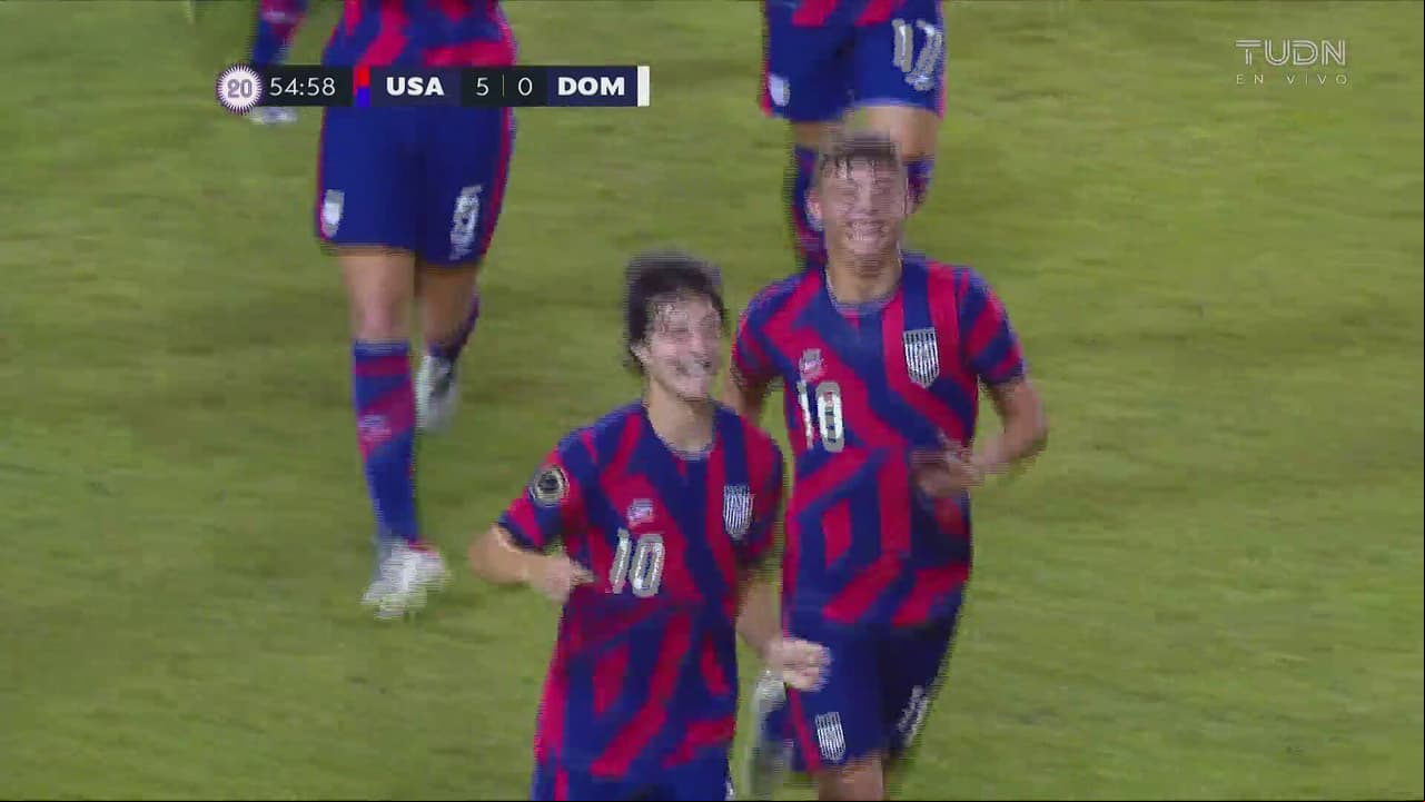 ¡Jugada de pizarrón! Aaronson marca doblete y pone el 5-0 para Team USA