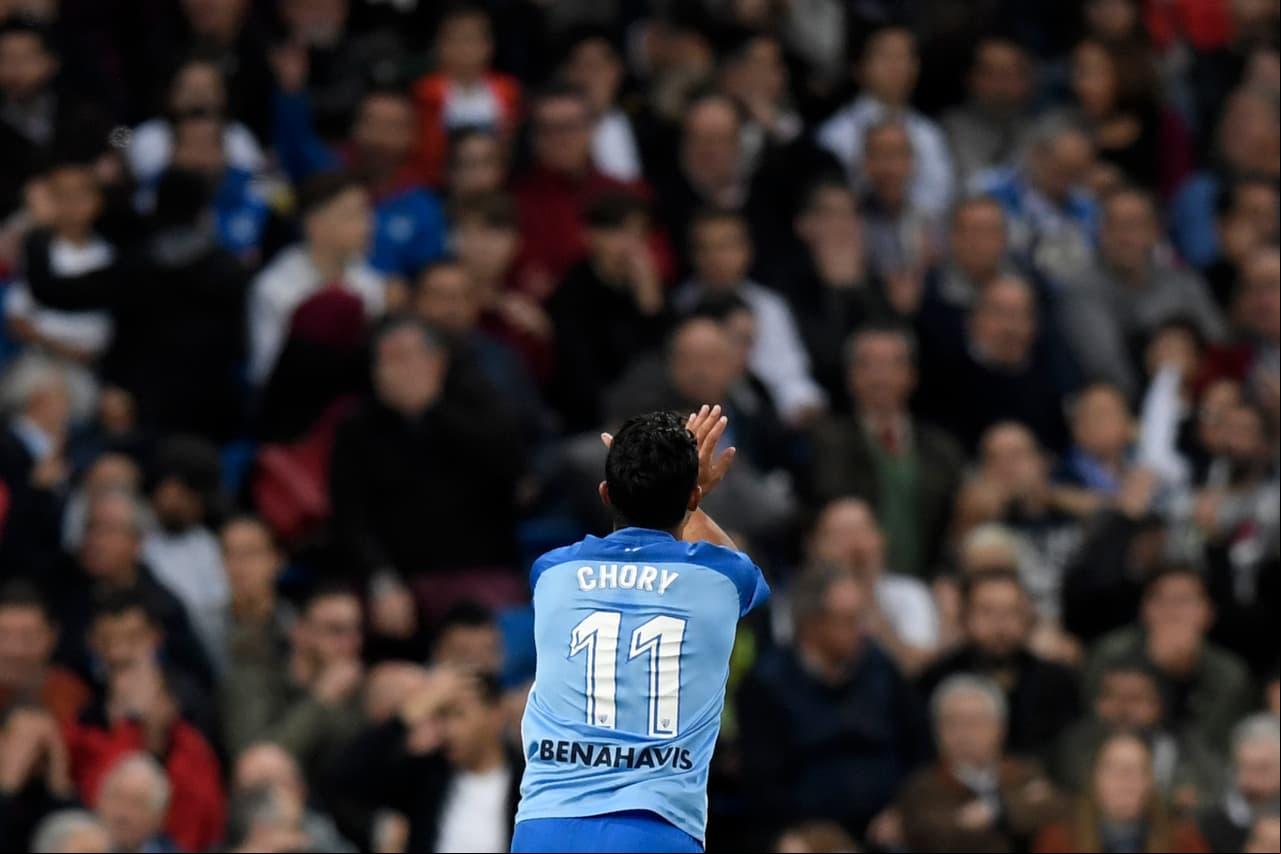 Llegaba de esta forma el 2-2 que prendía la ilusión del Málaga de sumar en su dura visita al Bernabéu.