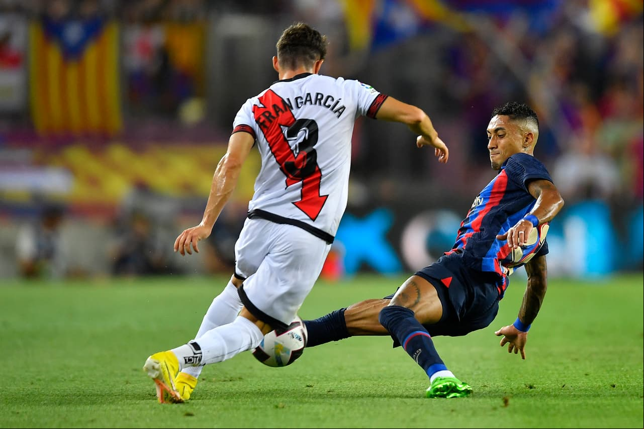 Barcelona y Rayo Vallecano empataron 0-0 en el Camp Nou en su debut en la temporada 2022-23 de LaLiga.