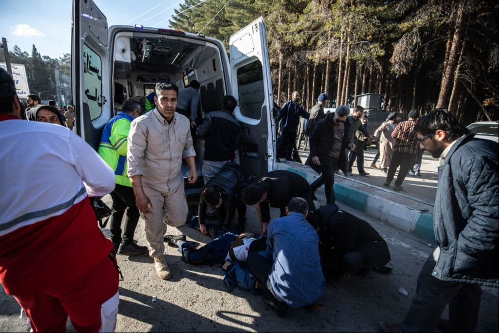Al menos 95 muertos dejan dos explosiones en Irán durante la conmemoración de la muerte del general Qasem Soleimani