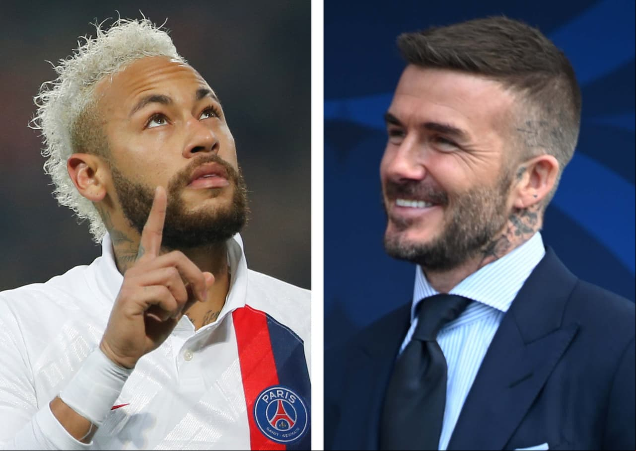 ¿Encontró al crack que buscaba? David Beckham hace 'firmar' a Neymar con Inter Miami