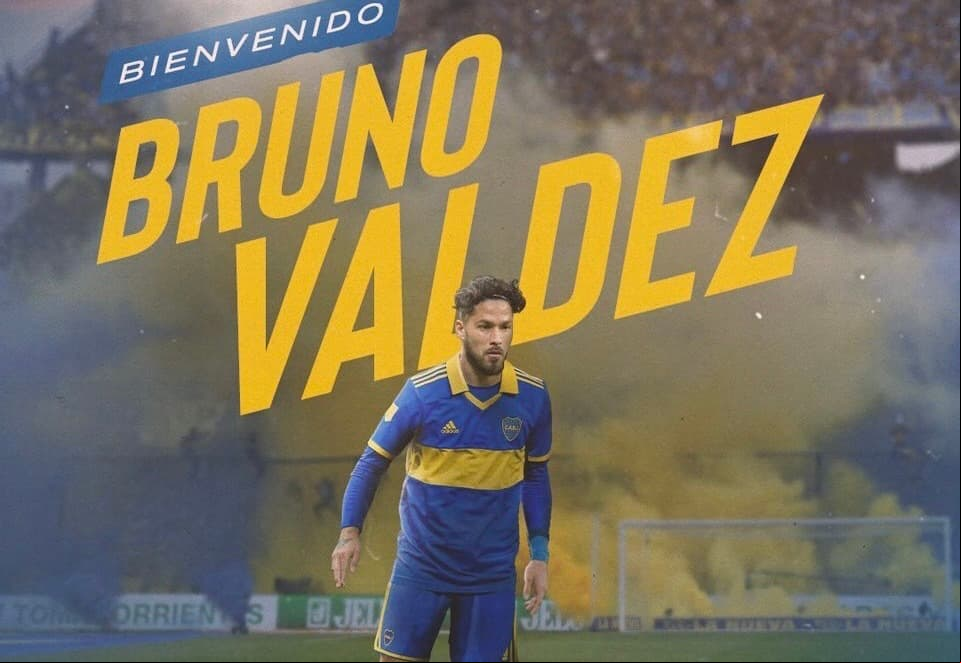 Bruno Valdez será presentado con Boca Juniors en la Bombonera este mismo lunes