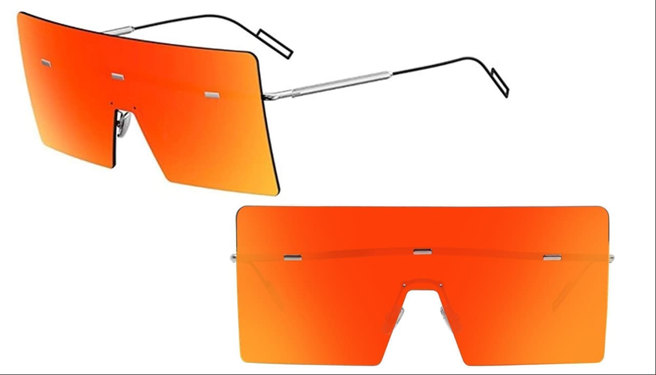 Estas gafas futuristas son enormes: perfectas para quienes quieren tapar su rostro dormido en la mañana